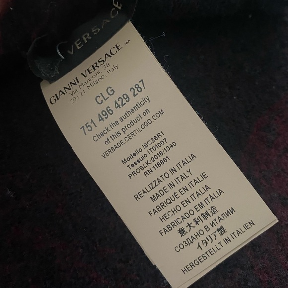 Versace wool scarf - Picture 3 of 4